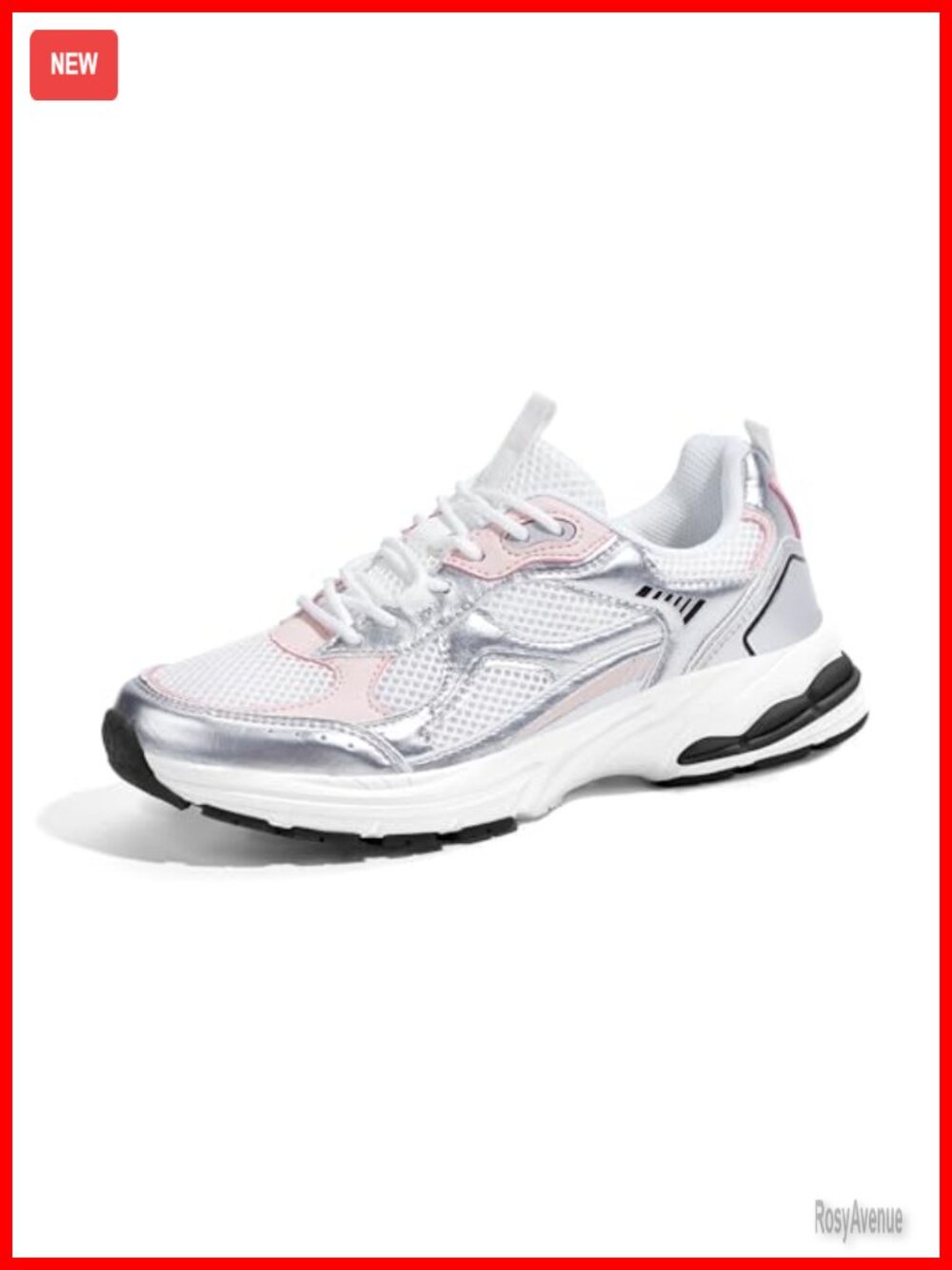 Chunky Platform Sneakers Breathable Mesh Athletic Walking Shoes